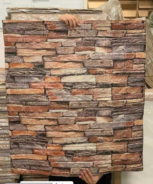 دیوار پوش چسبی-فومی طرح آجر کد 218-AA