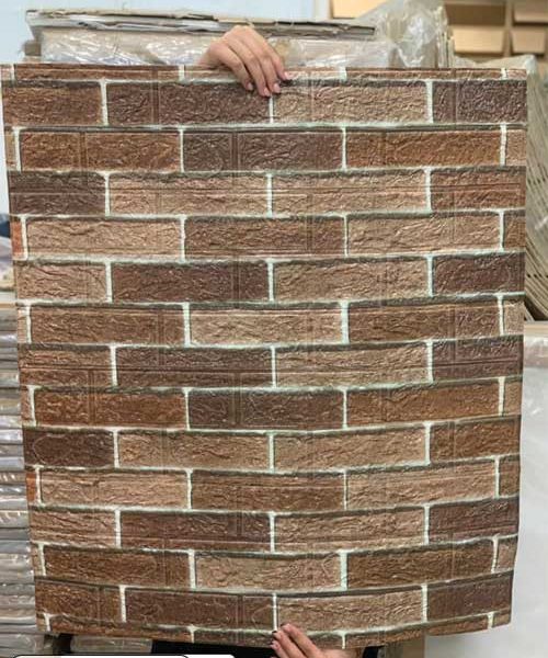 دیوار پوش چسبی-فومی طرح آجر کد 40-AA