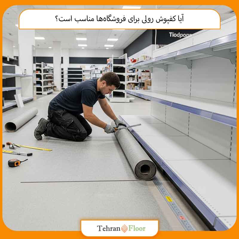 آیا کفپوش رولی برای فروشگاه‌ها مناسب است؟
