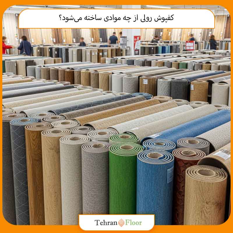 کفپوش رولی از چه موادی ساخته می‌شود؟